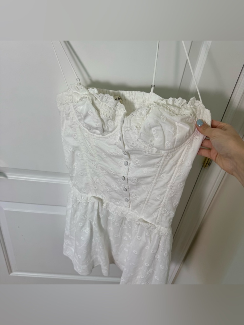 For Love And Lemons Marlow Mini Dress M Bridal Bachelorette - Picture 4 of 8